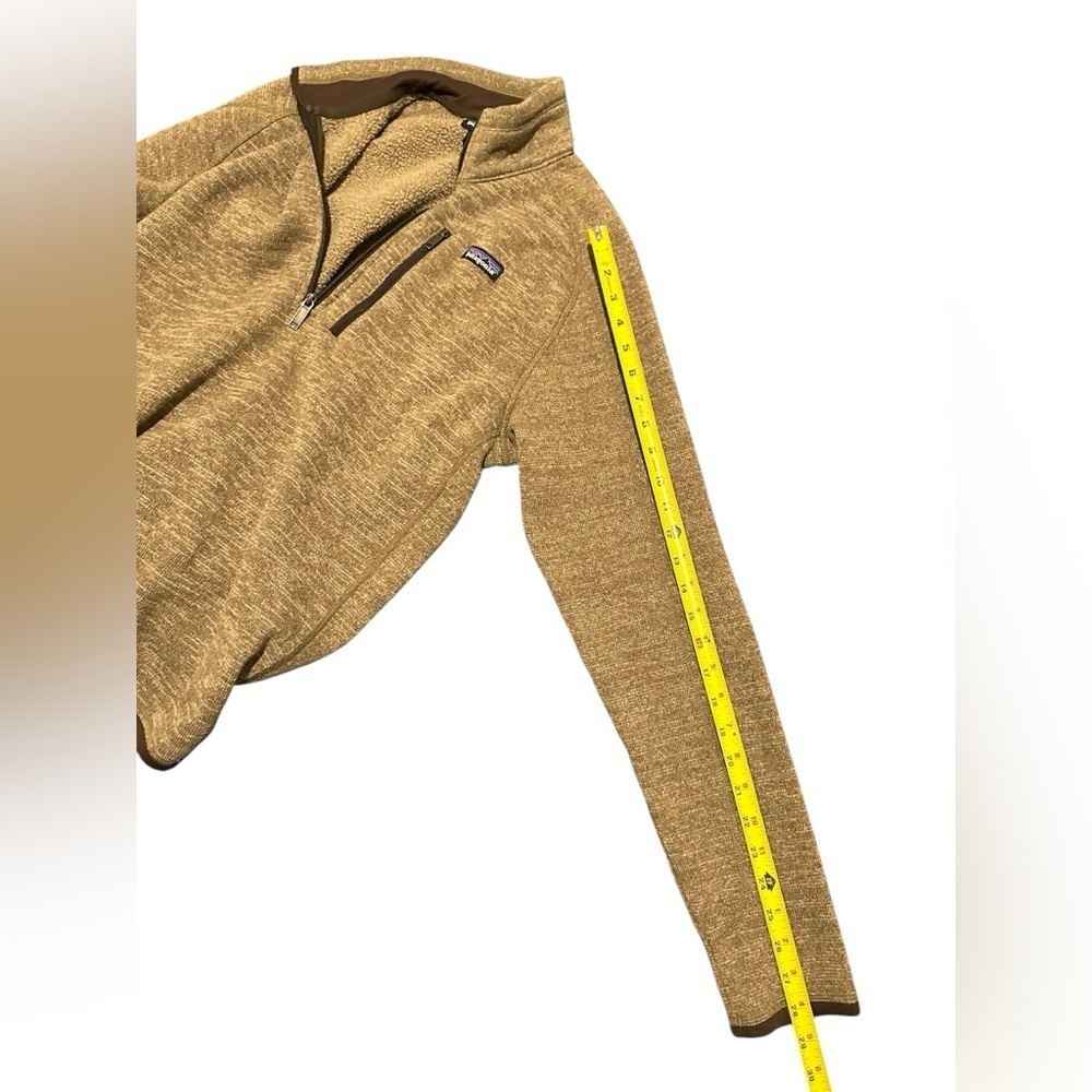 Patagonia Men's Better Sweater 1/4 Zip Fleece Pale Khaki Size Meduim - Picture 10 of 16